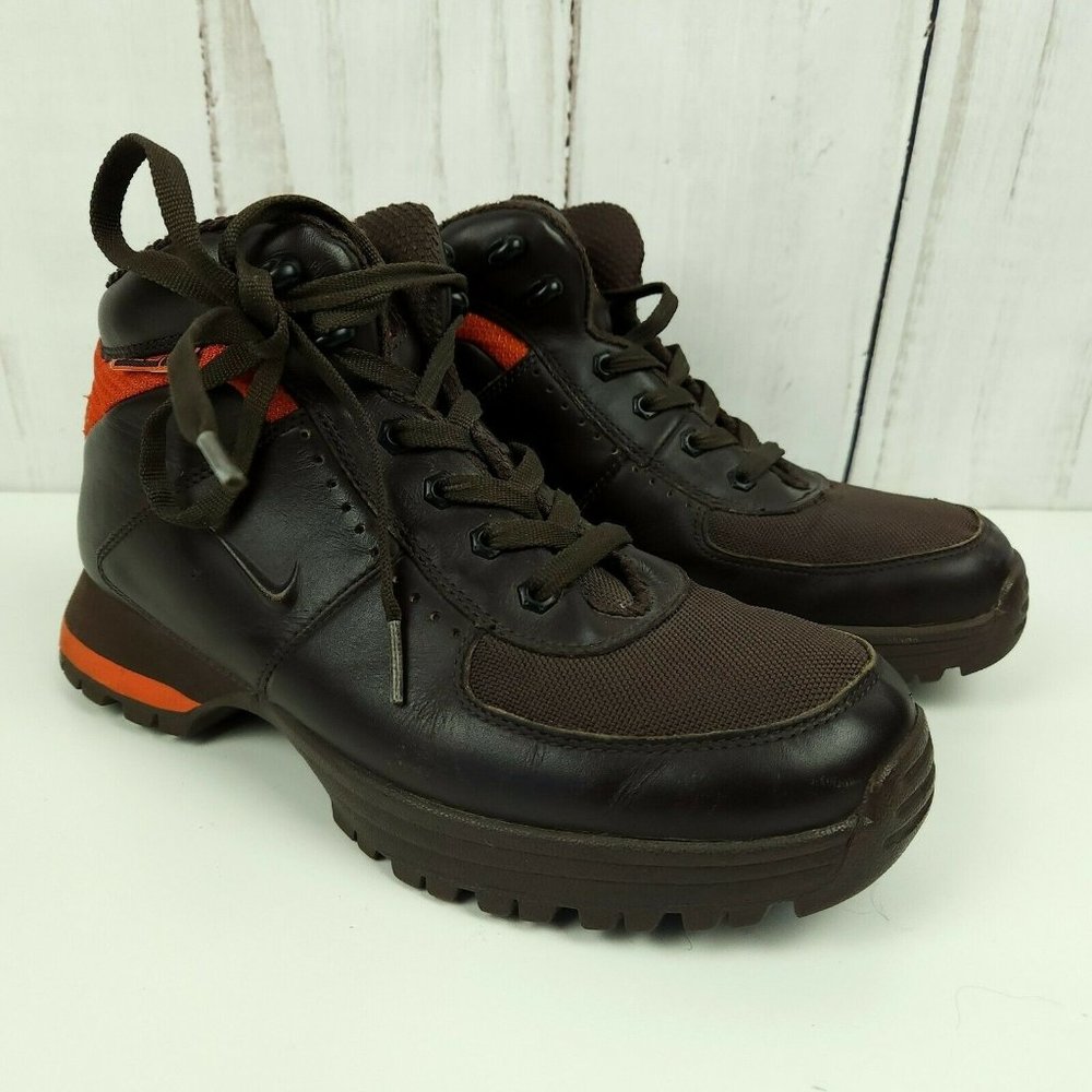 2007 NIKE ACG Men's Boots 309722-281 Brown Orange Size 8 Pre-Owned Look!! EU 41